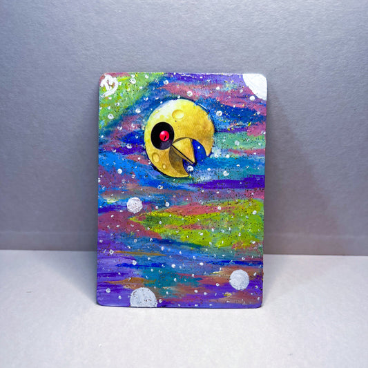 Lunatone Custom Handpainted Collectible Gift Pokémon Card