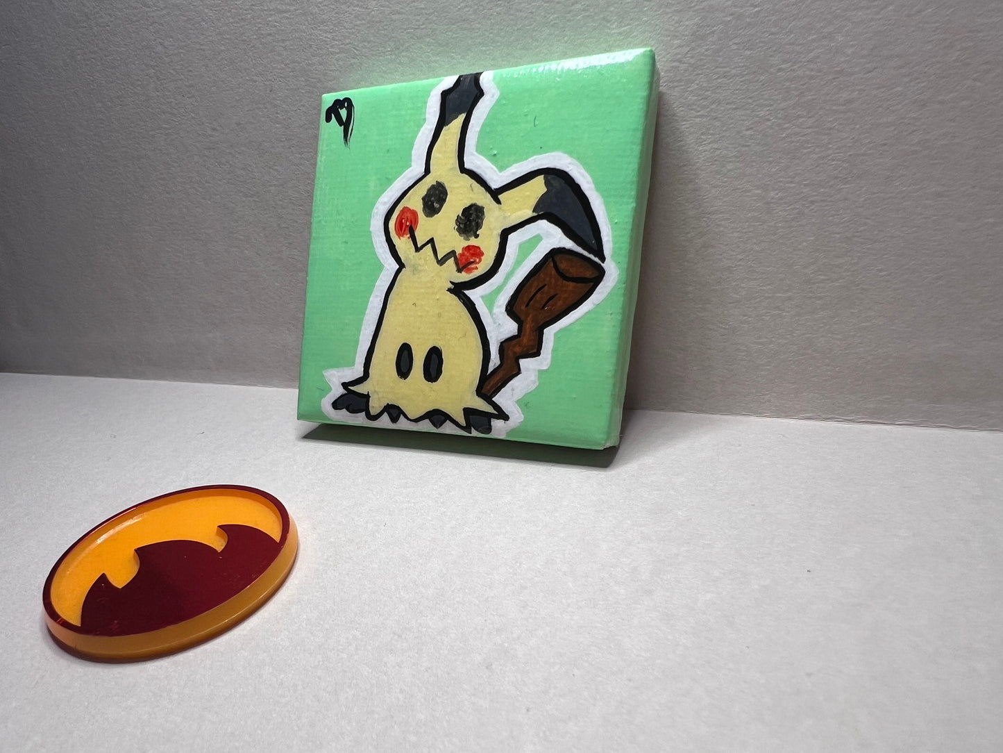 Mimikyu Pokemon Mini Collectible Gift Painting