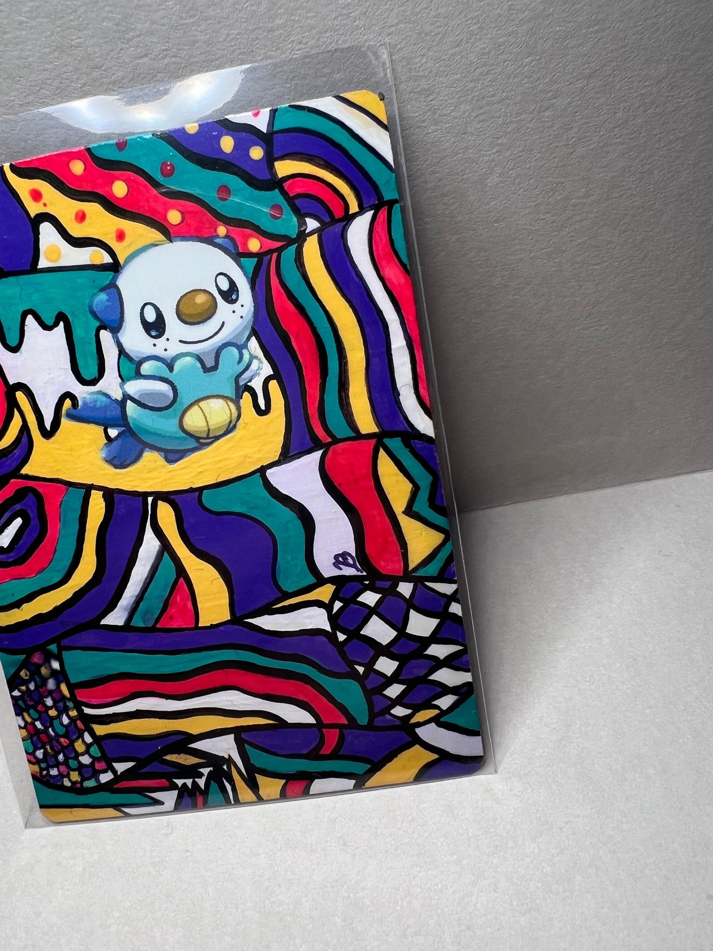 Oshowatt Custom Handpainted Collectible Gift Pokémon Card