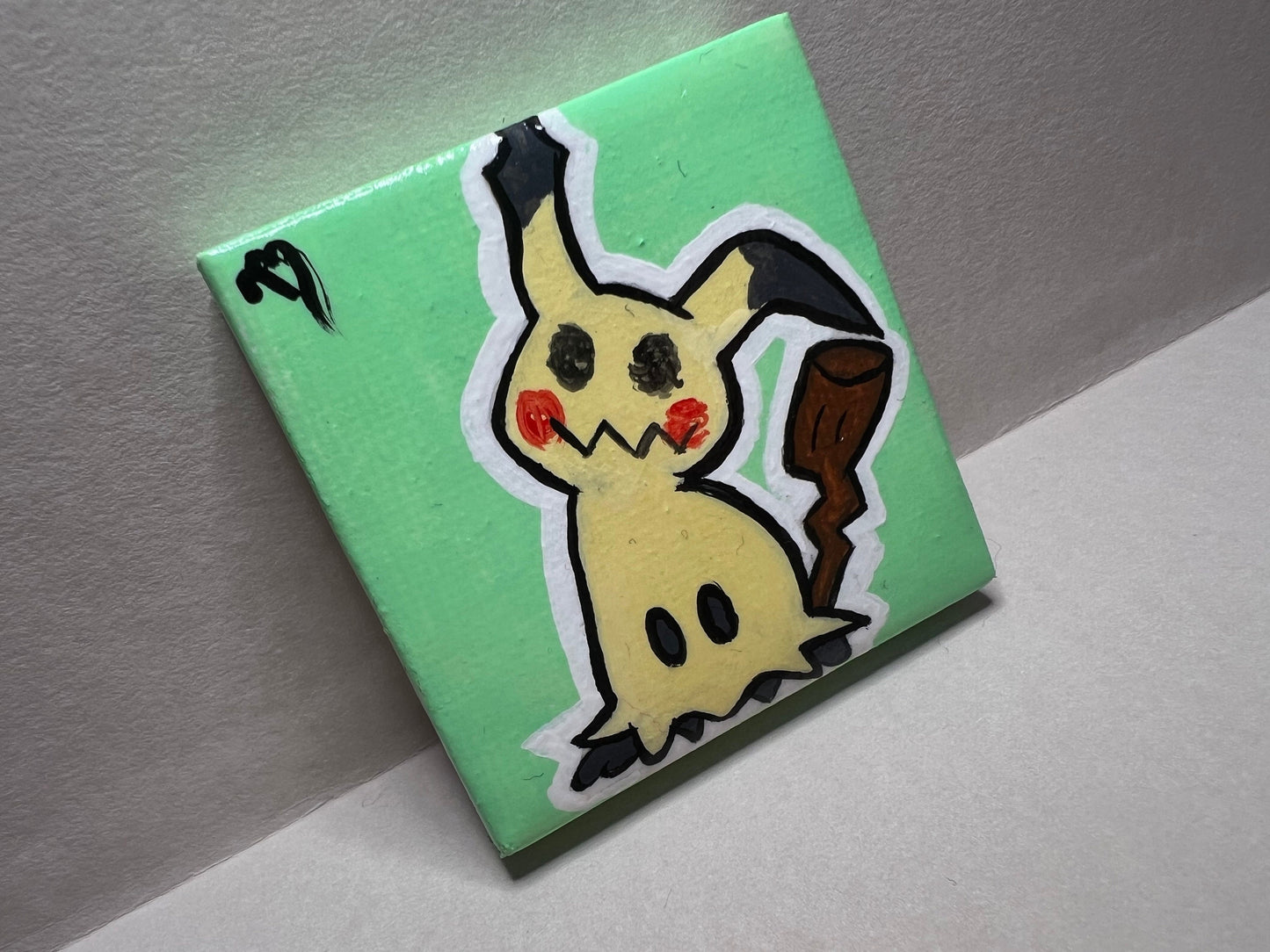 Mimikyu Pokemon Mini Collectible Gift Painting