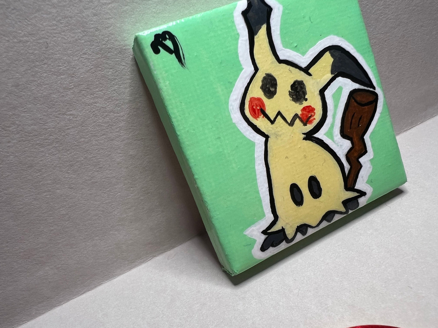 Mimikyu Pokemon Mini Collectible Gift Painting