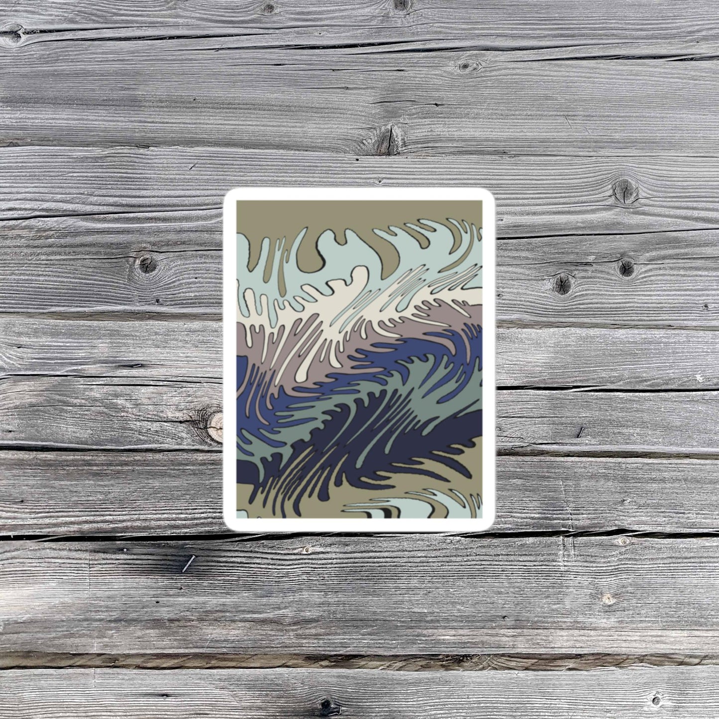 Drips in Neutral Drawing sticker