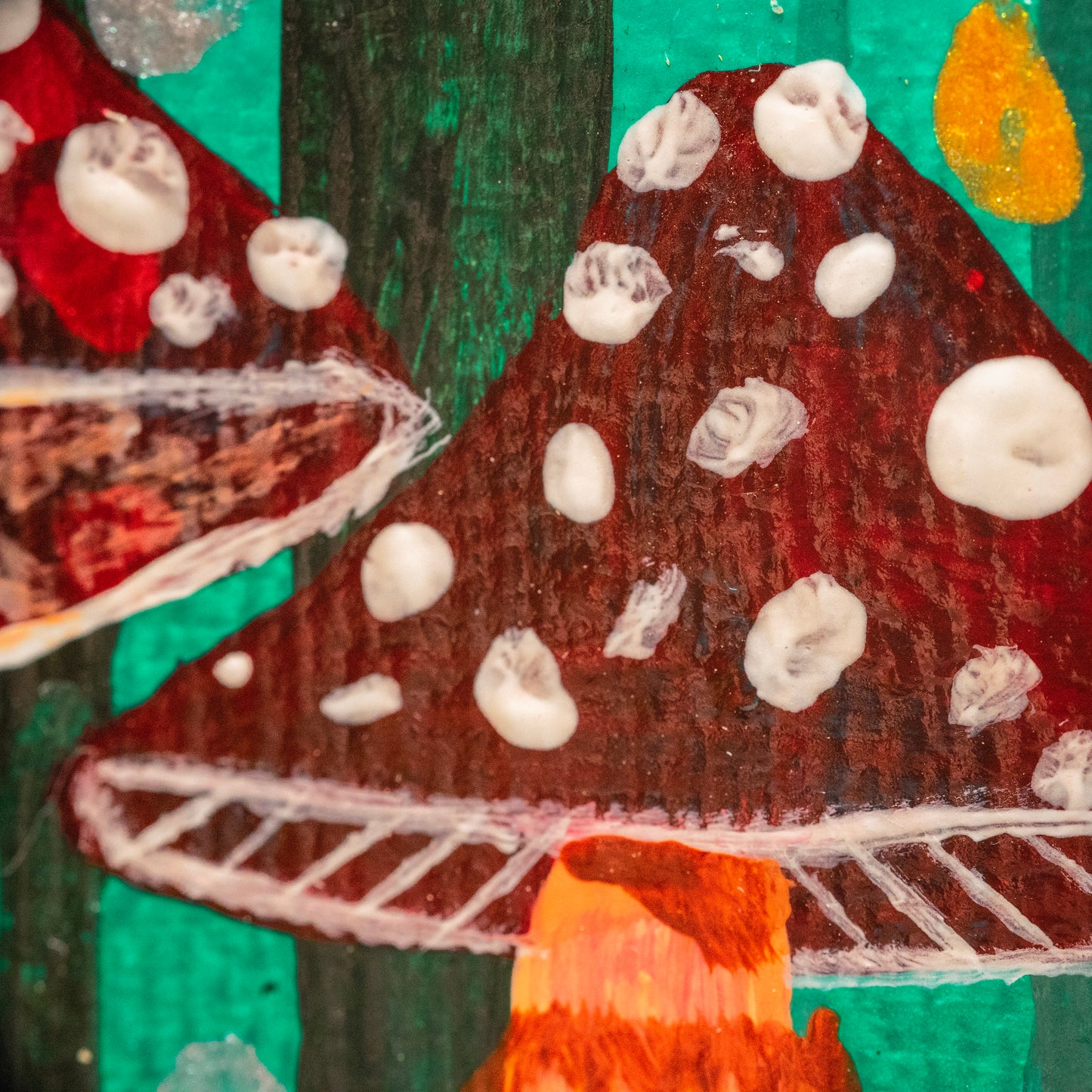 Tiny Enchanted Mushroom Painting | Original Collectible Fantasy Art