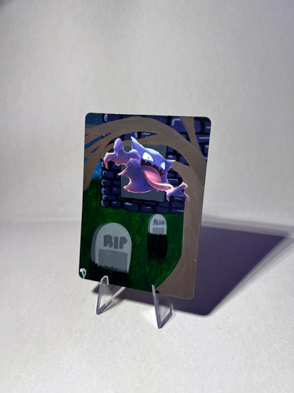 Ghost Type Duo – Custom Painted Pokémon Card Set