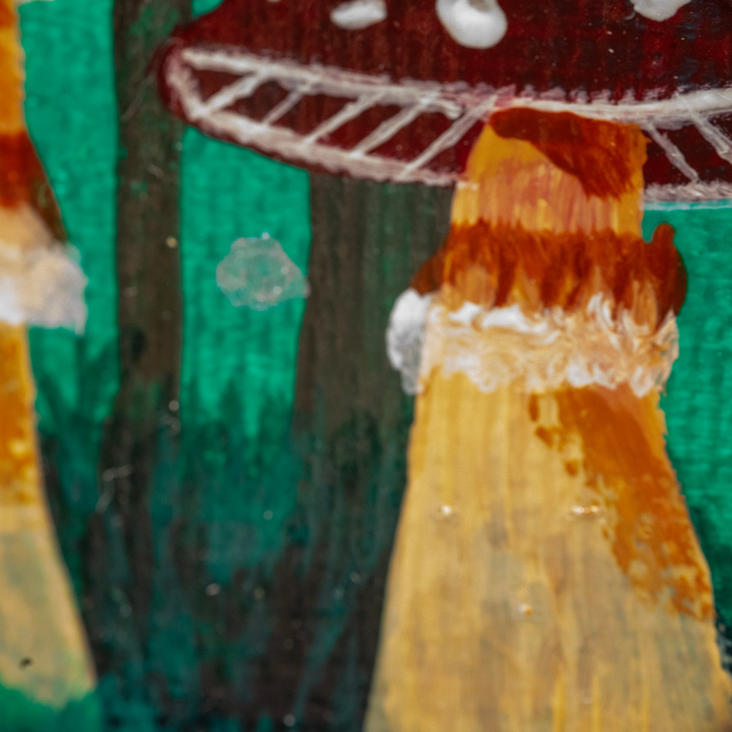 Tiny Enchanted Mushroom Painting | Original Collectible Fantasy Art