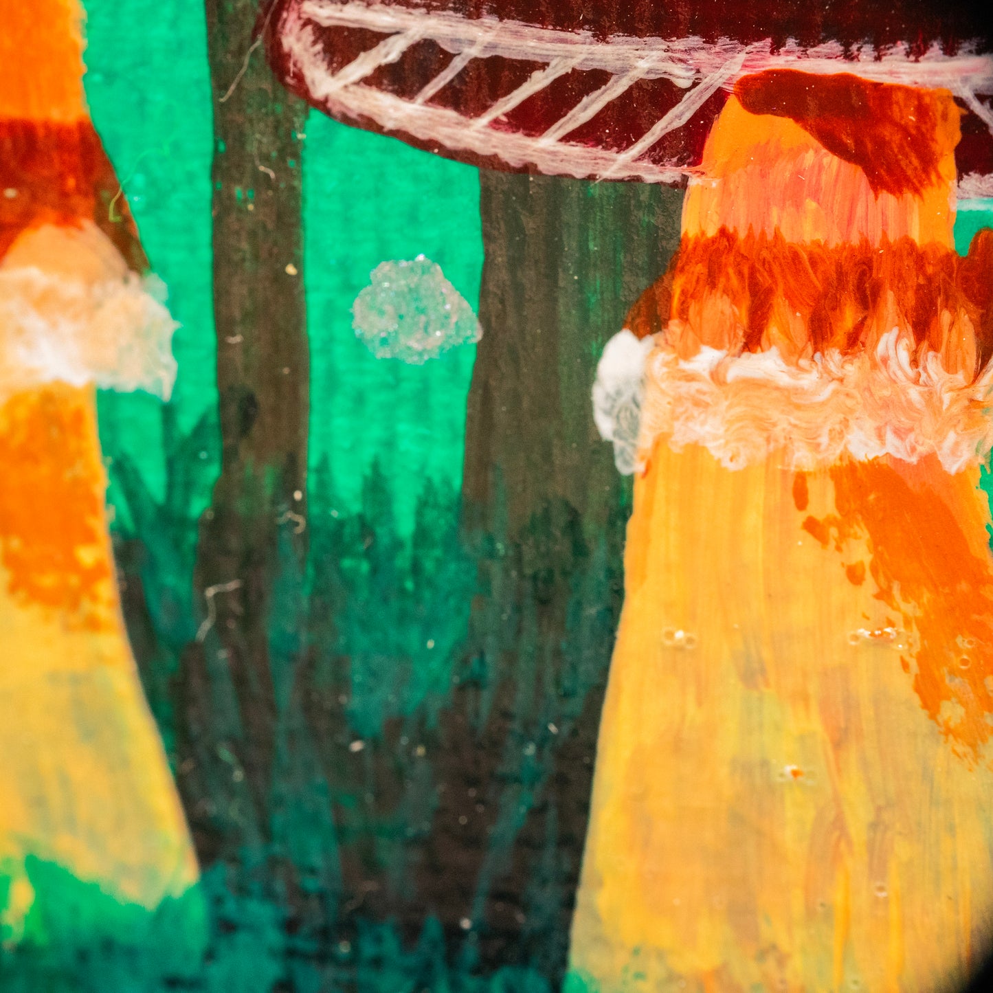 Tiny Enchanted Mushroom Painting | Original Collectible Fantasy Art