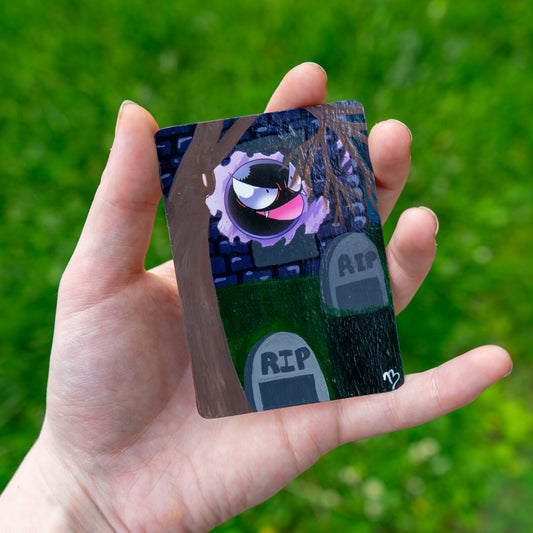 Ghost Type Duo – Custom Painted Pokémon Card Set