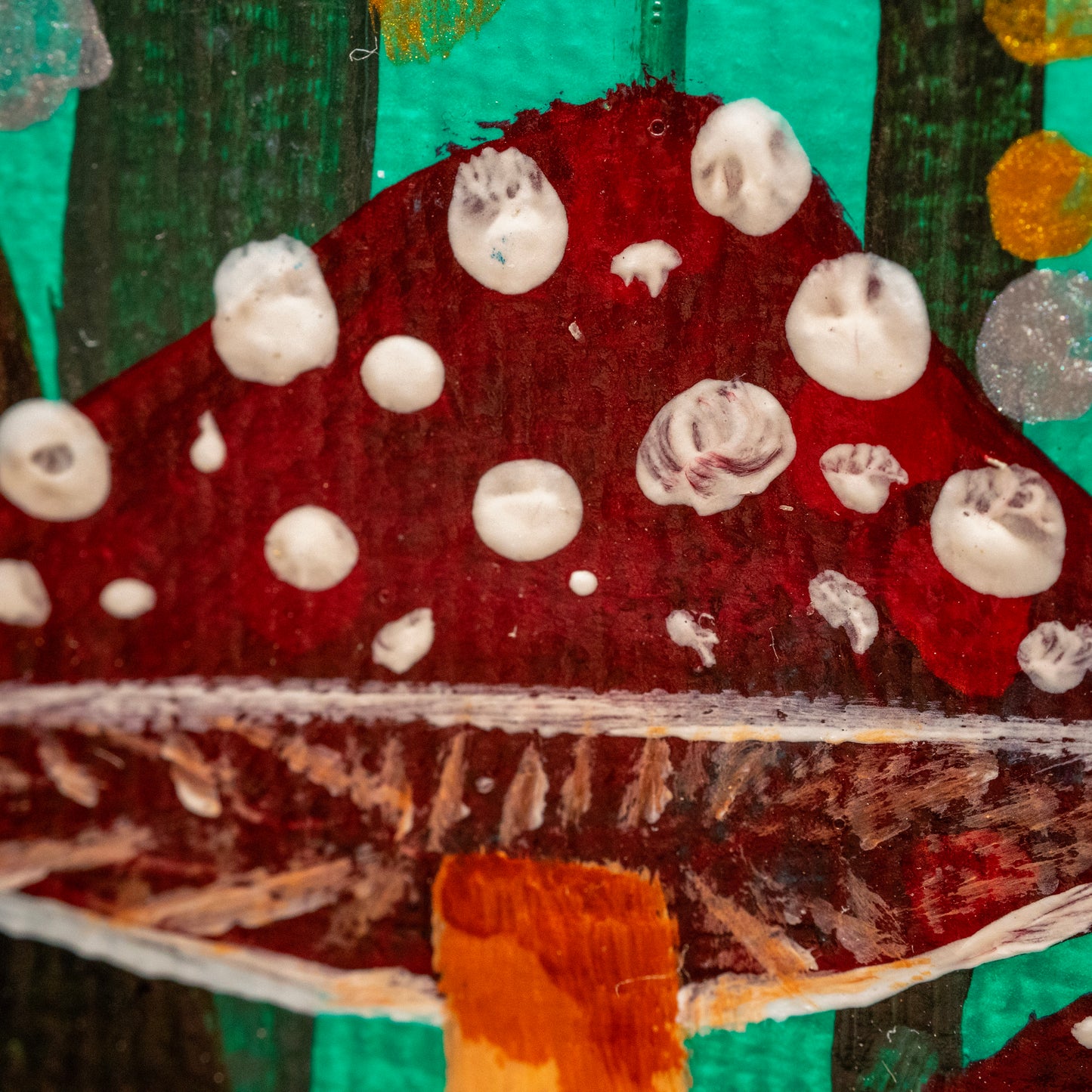 Tiny Enchanted Mushroom Painting | Original Collectible Fantasy Art