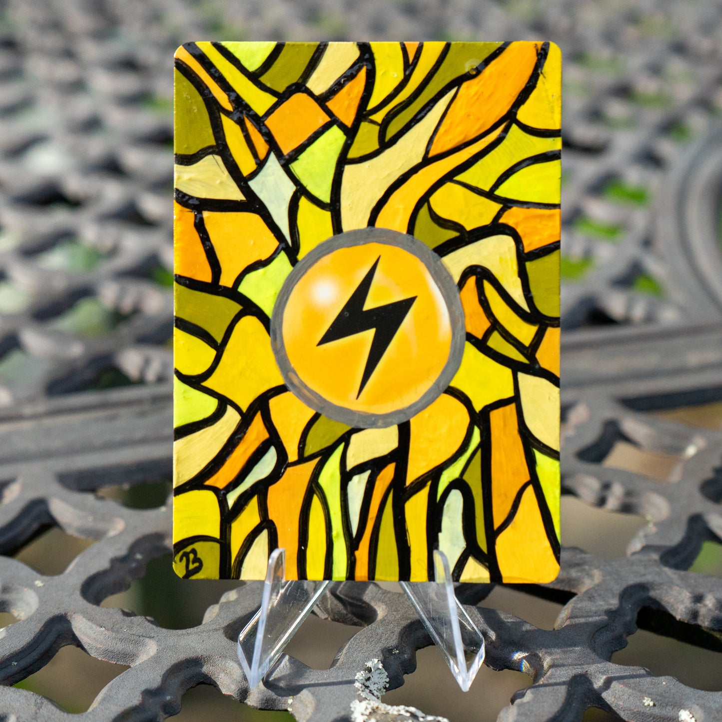 Prism Energy Collection | Hand Painted Stained Glass Energy Cards