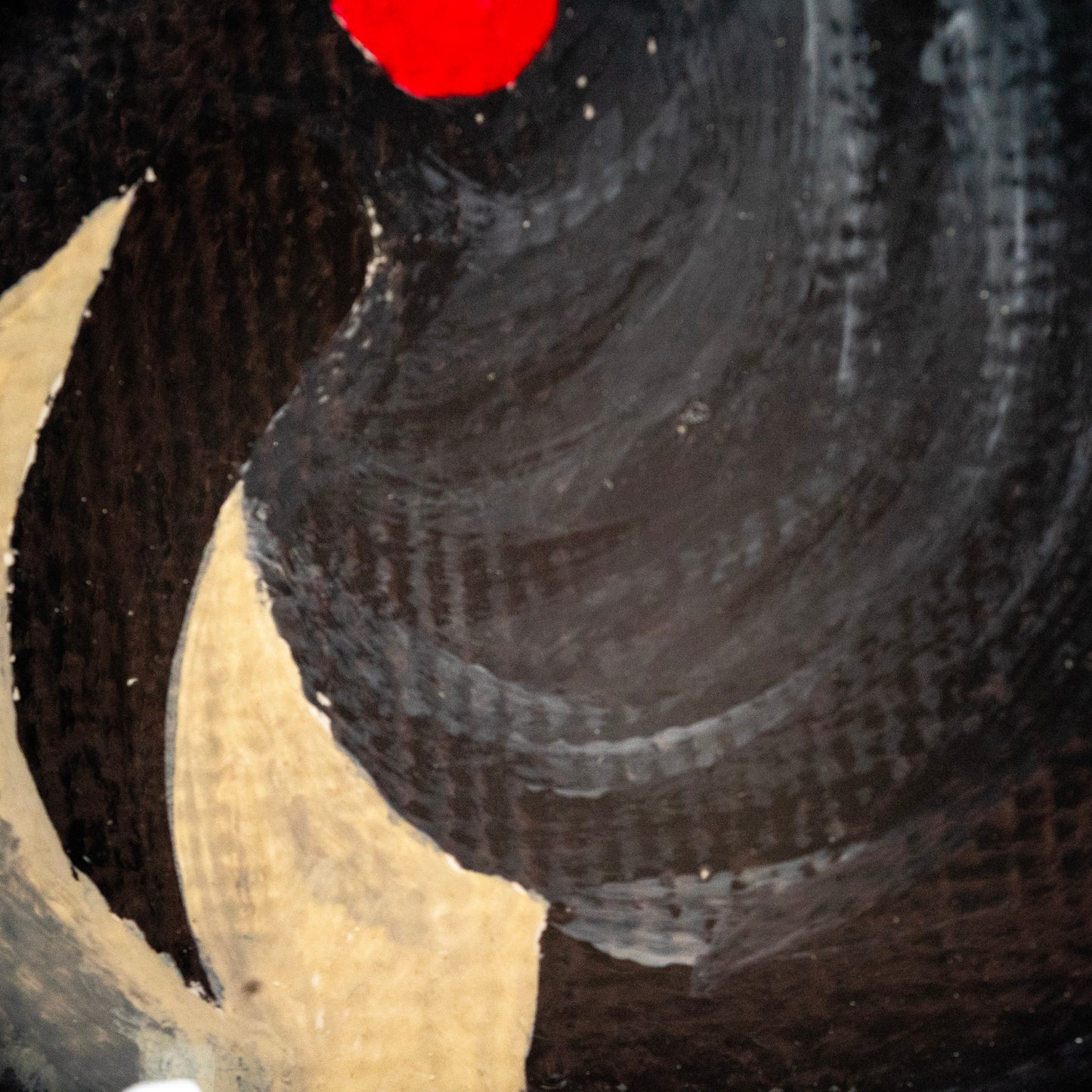 Mini Plague Doctor Painting | Original Gothic Tiny Art | Dark Academia Decor | Hand Painted 2x2 Canvas