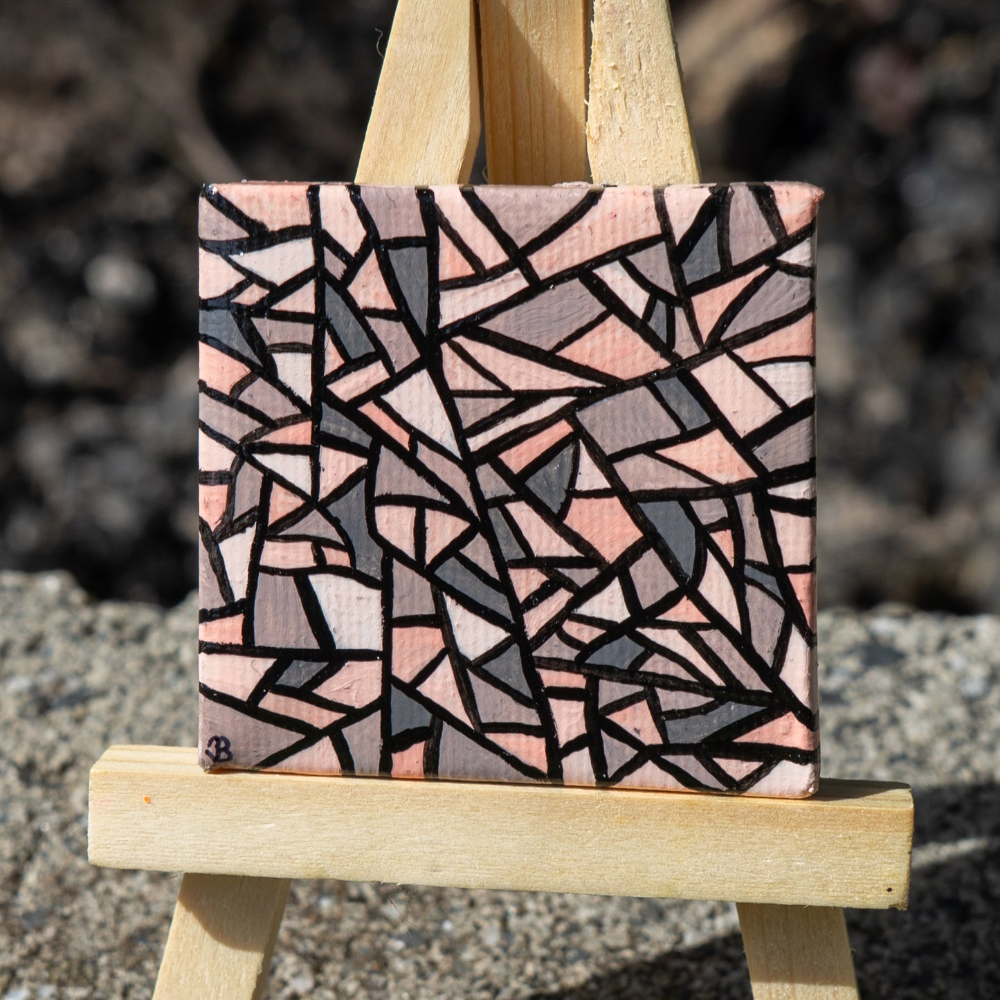 Tiny Prism Collection – Original 2x2 Mini Acrylic Paintings