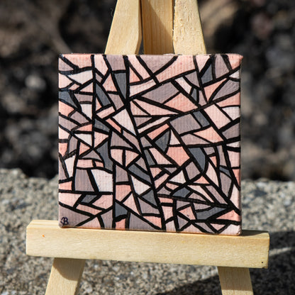 Tiny Prism Collection – Original 2x2 Mini Acrylic Paintings
