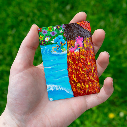 Elements of Nature Pokémon Card Art Set | 5 Hand-Painted Fan Art Trading Cards