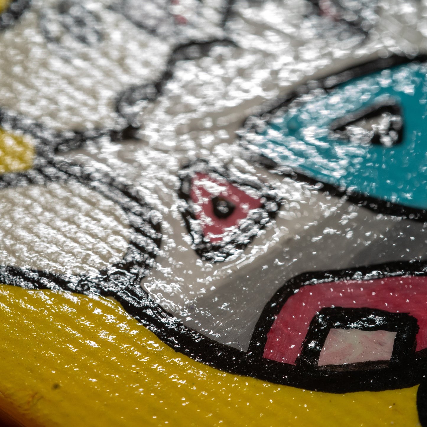 Togepi Mini Painting | Hand-Painted Pokémon Inspired Original Artwork on 2x2 Canvas