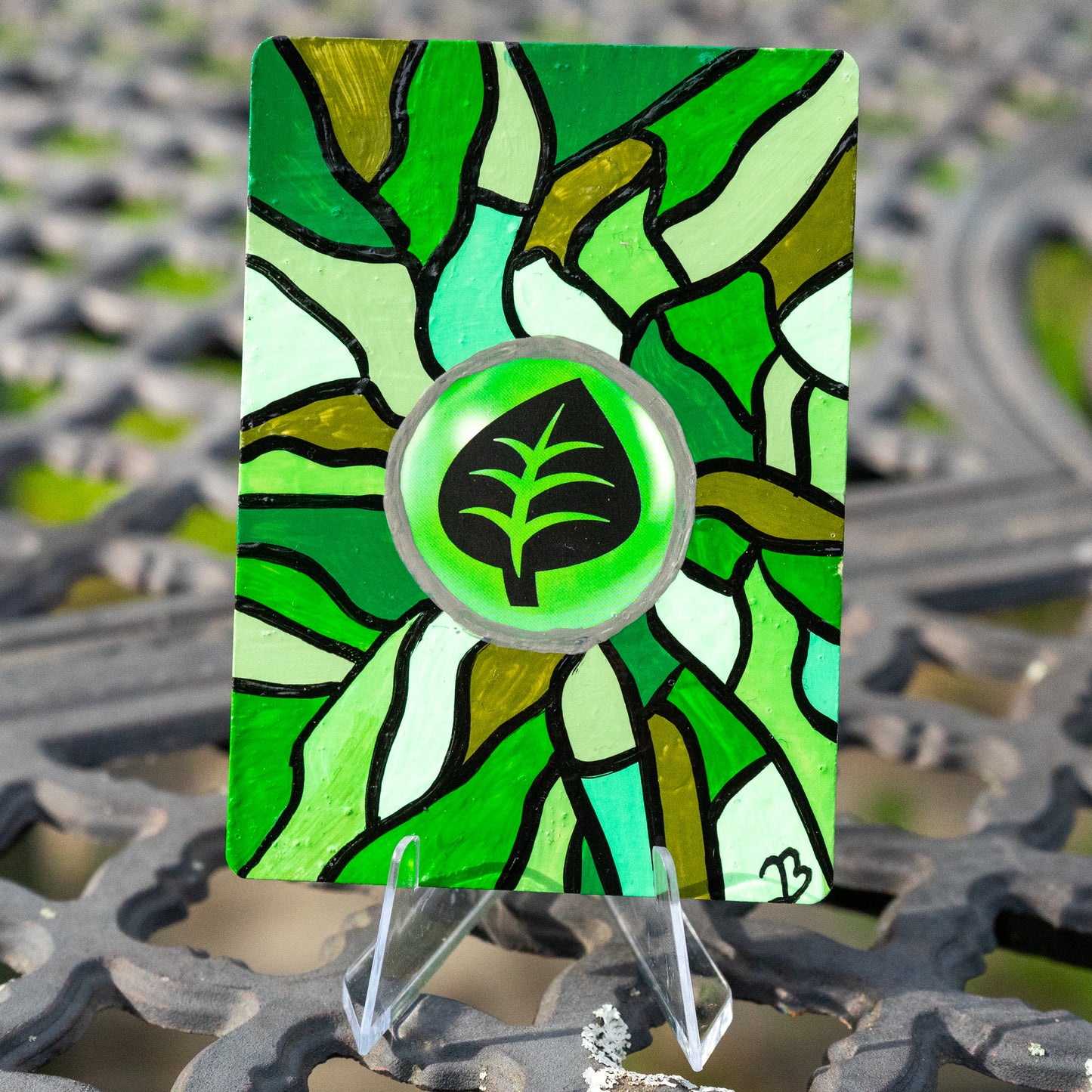 Prism Energy Collection | Hand Painted Stained Glass Energy Cards