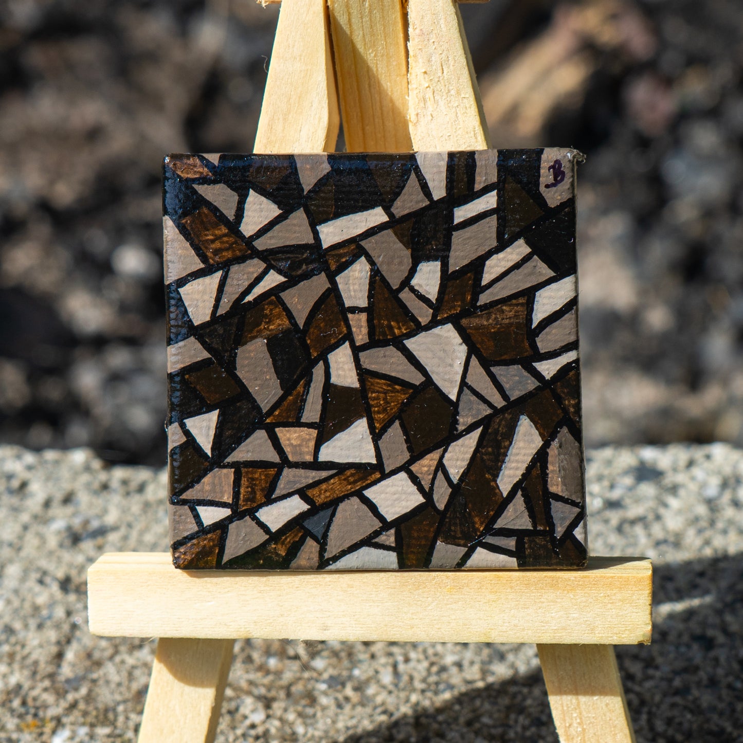 Tiny Prism Collection – Original 2x2 Mini Acrylic Paintings