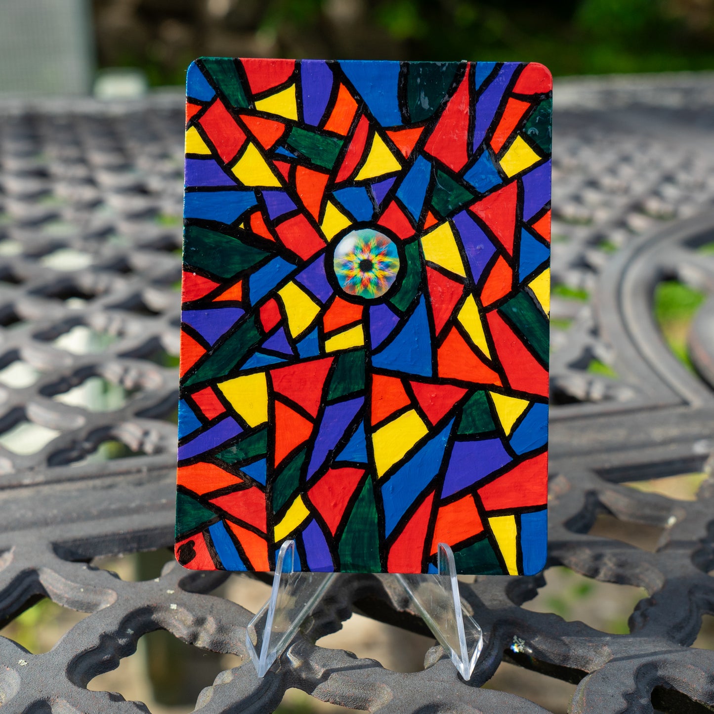 Prism Energy Collection | Hand Painted Stained Glass Energy Cards