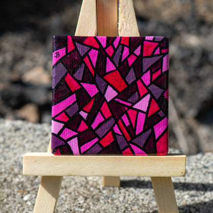 Tiny Prism Collection – Original 2x2 Mini Acrylic Paintings