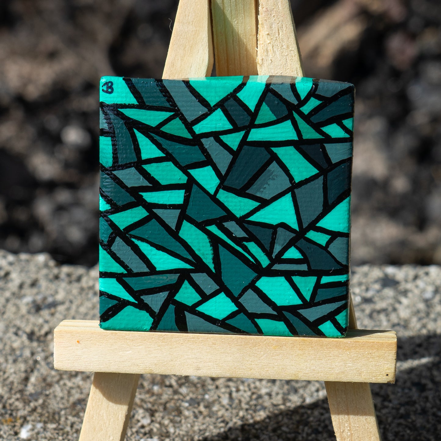 Tiny Prism Collection – Original 2x2 Mini Acrylic Paintings