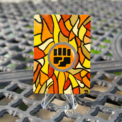 Prism Energy Collection | Hand Painted Stained Glass Energy Cards
