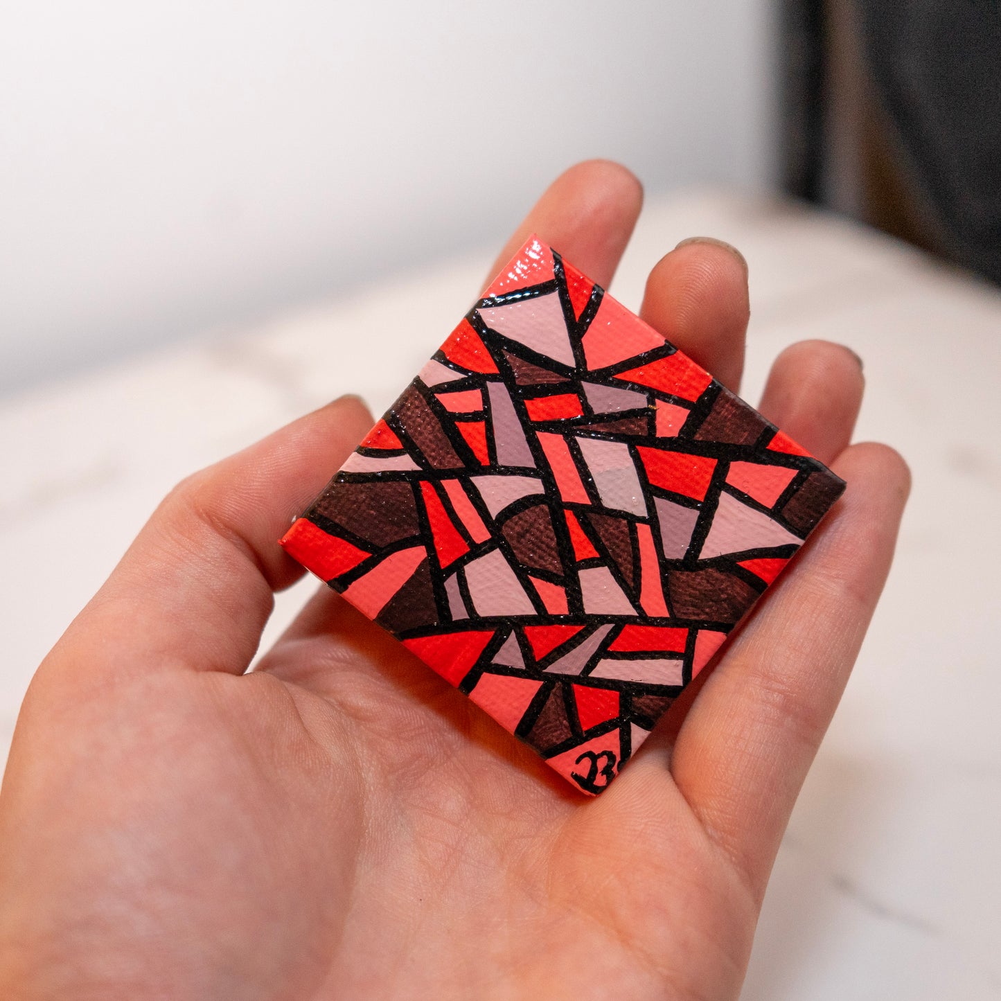Tiny Prism Collection – Original 2x2 Mini Acrylic Paintings