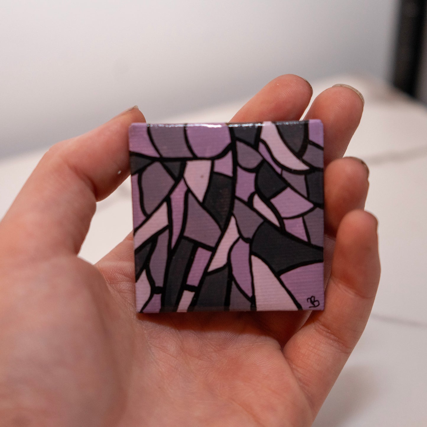 Tiny Prism Collection – Original 2x2 Mini Acrylic Paintings