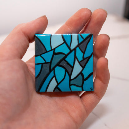 Tiny Prism Collection – Original 2x2 Mini Acrylic Paintings