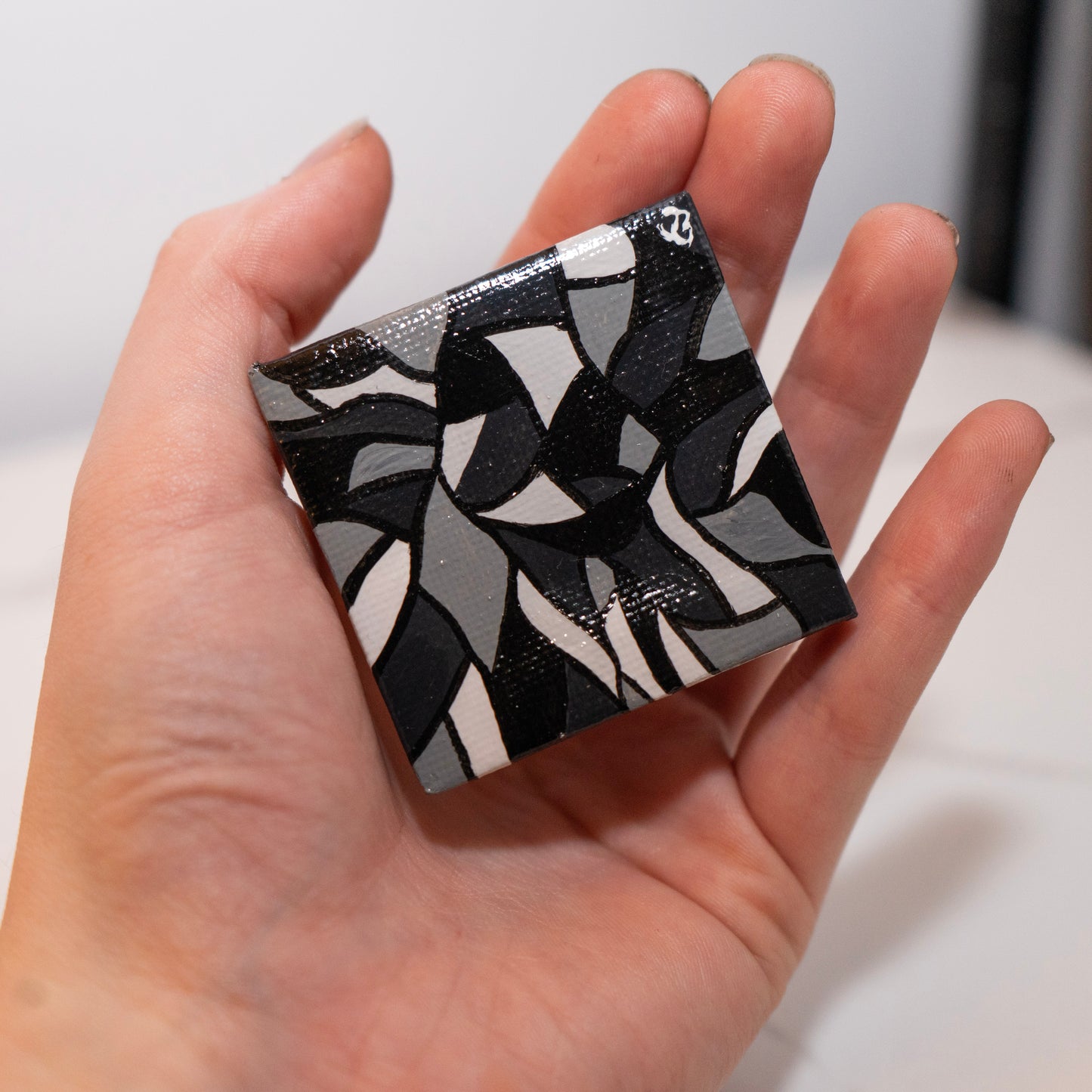 Tiny Prism Collection – Original 2x2 Mini Acrylic Paintings