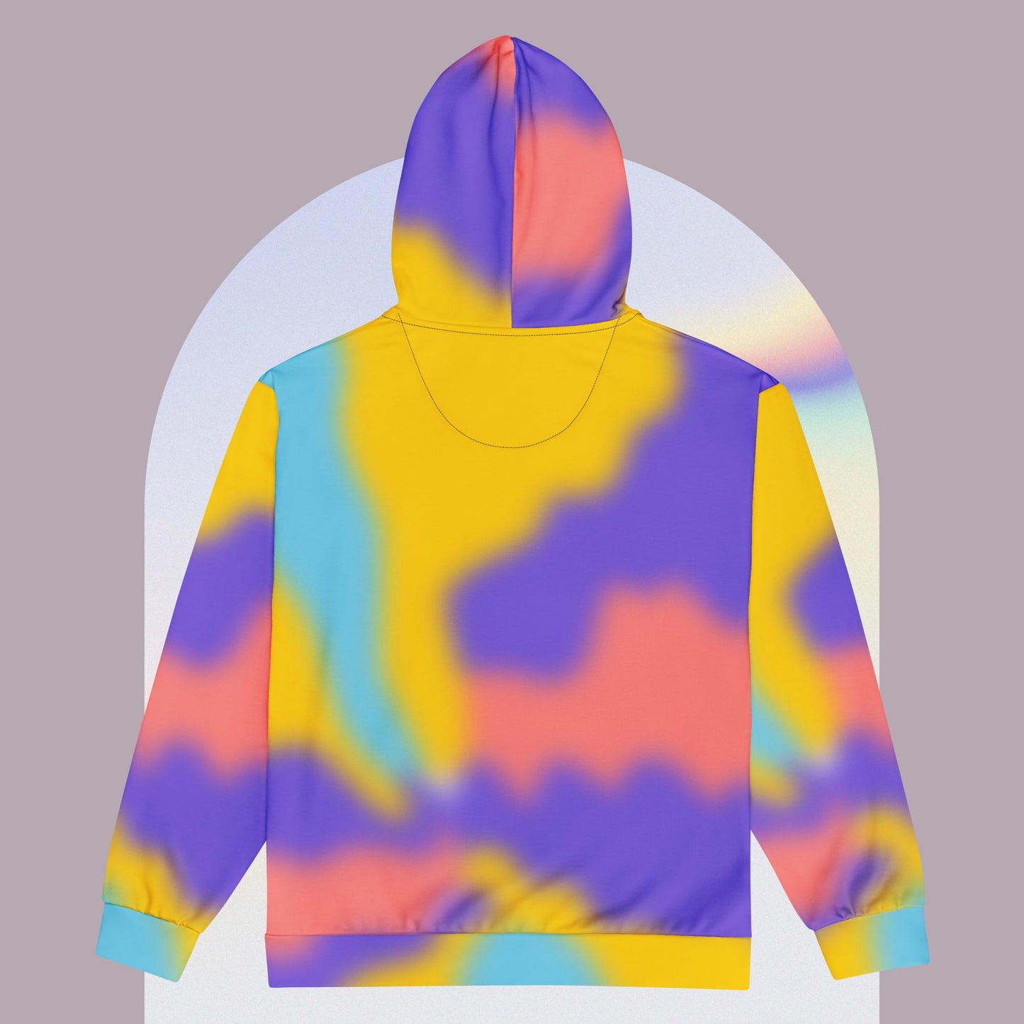 Tie Die Zip Hoodie