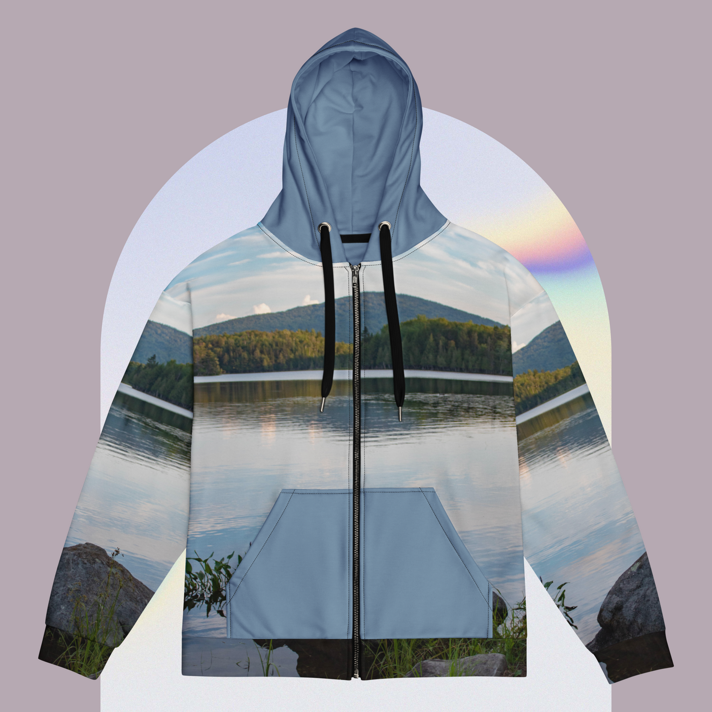 Maine Mountains Zip Up Hoodie