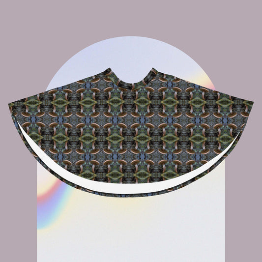 Mushroom Print Skater Skirt