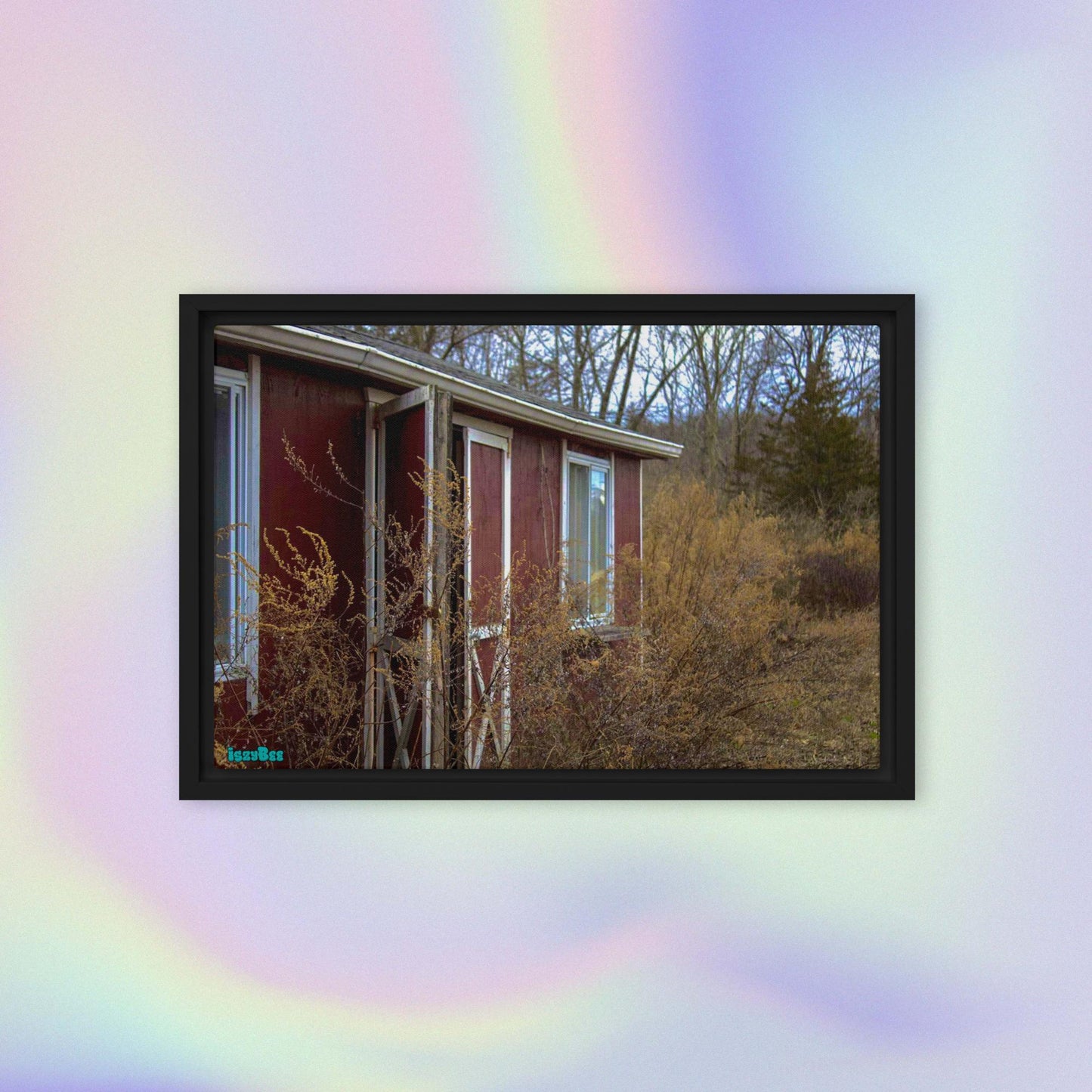 "The Unwelcoming" - 12" by 18" Wood Framed IszyBee Photograph on Canvas