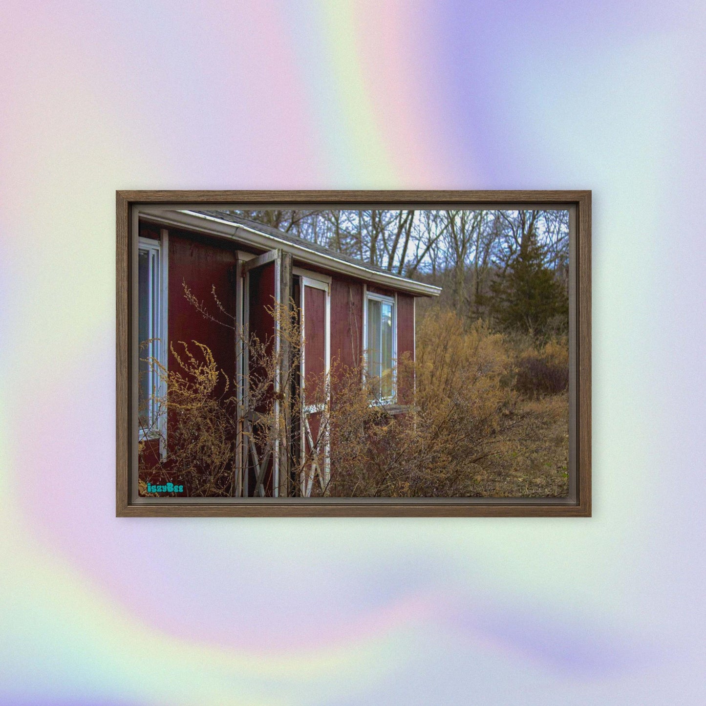 "The Unwelcoming" - 12" by 18" Wood Framed IszyBee Photograph on Canvas