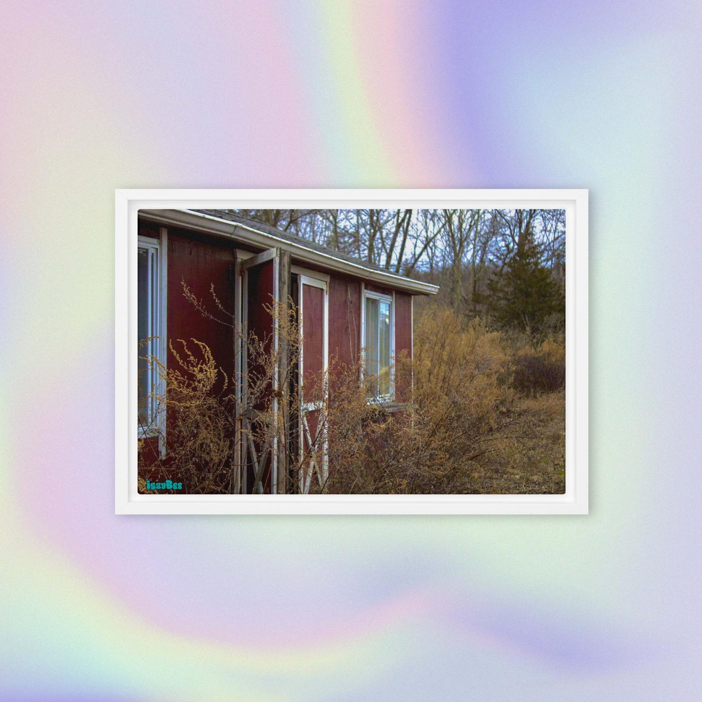 "The Unwelcoming" - 12" by 18" Wood Framed IszyBee Photograph on Canvas