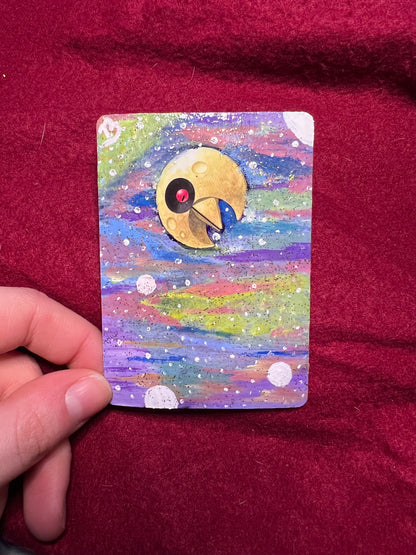 Lunatone Custom Handpainted Collectible Gift Pokémon Card