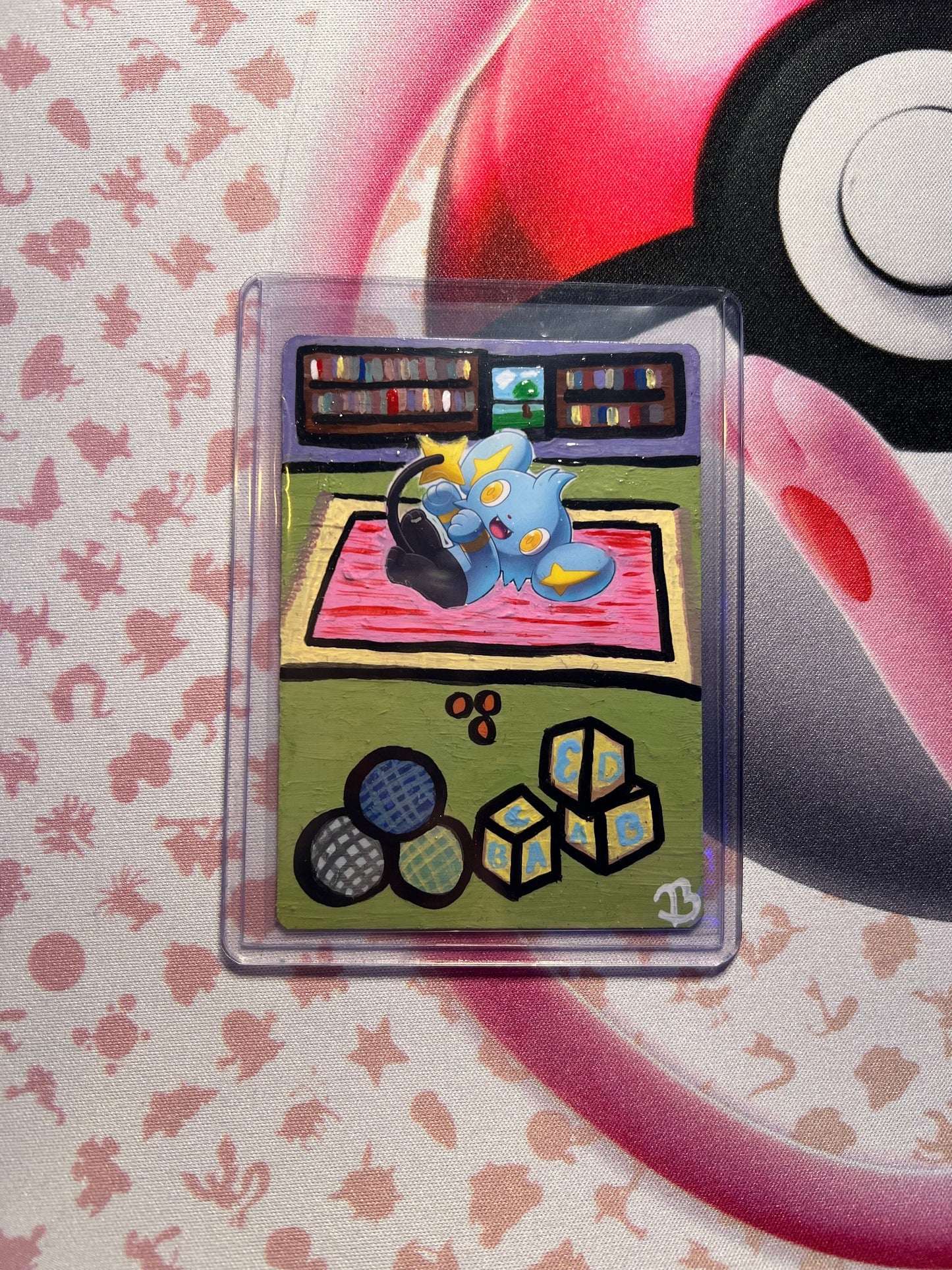 Shinx Custom Handpainted Collectible Gift Pokémon Card