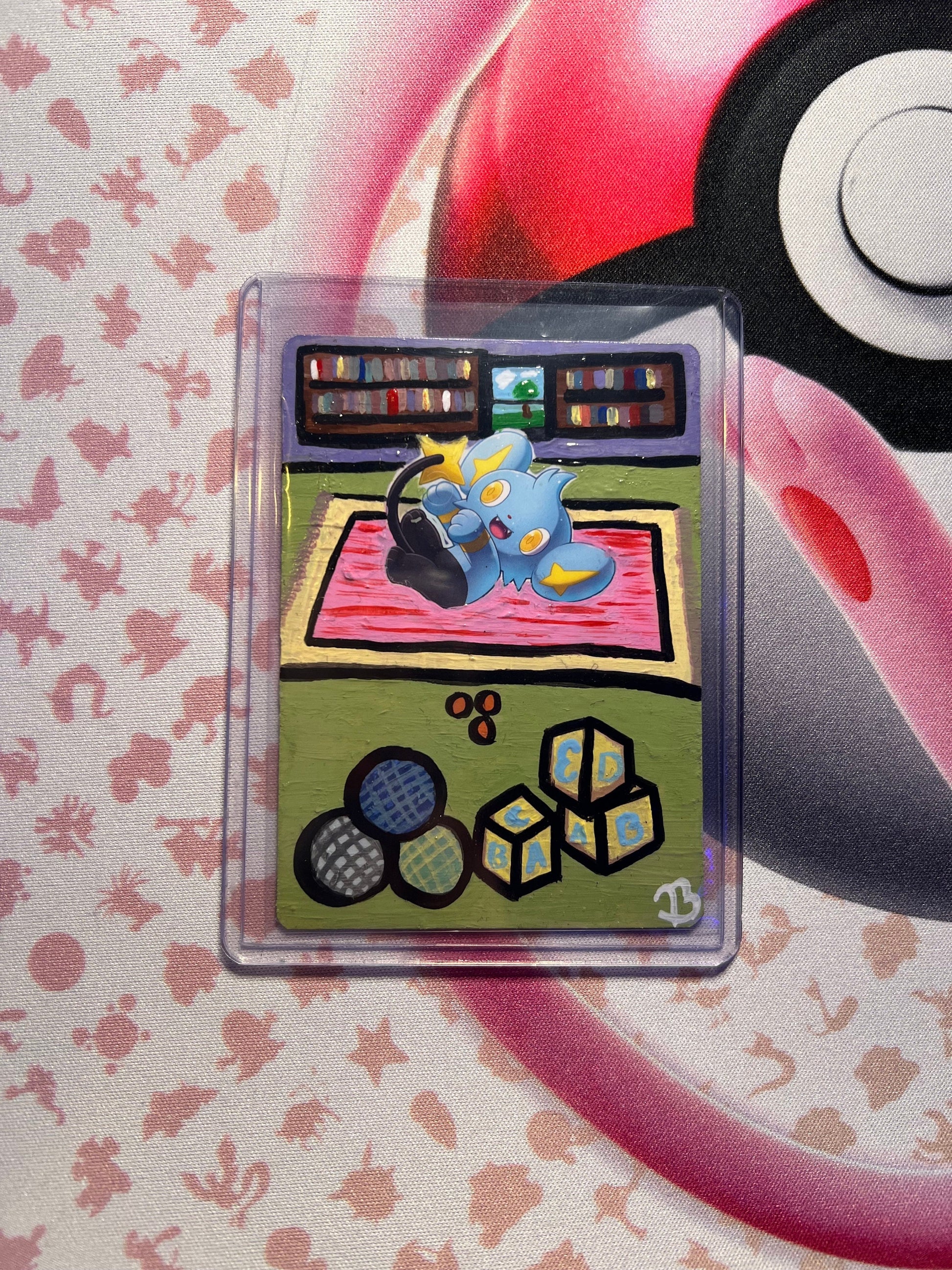 Shinx Custom Handpainted Collectible Gift Pokémon Card