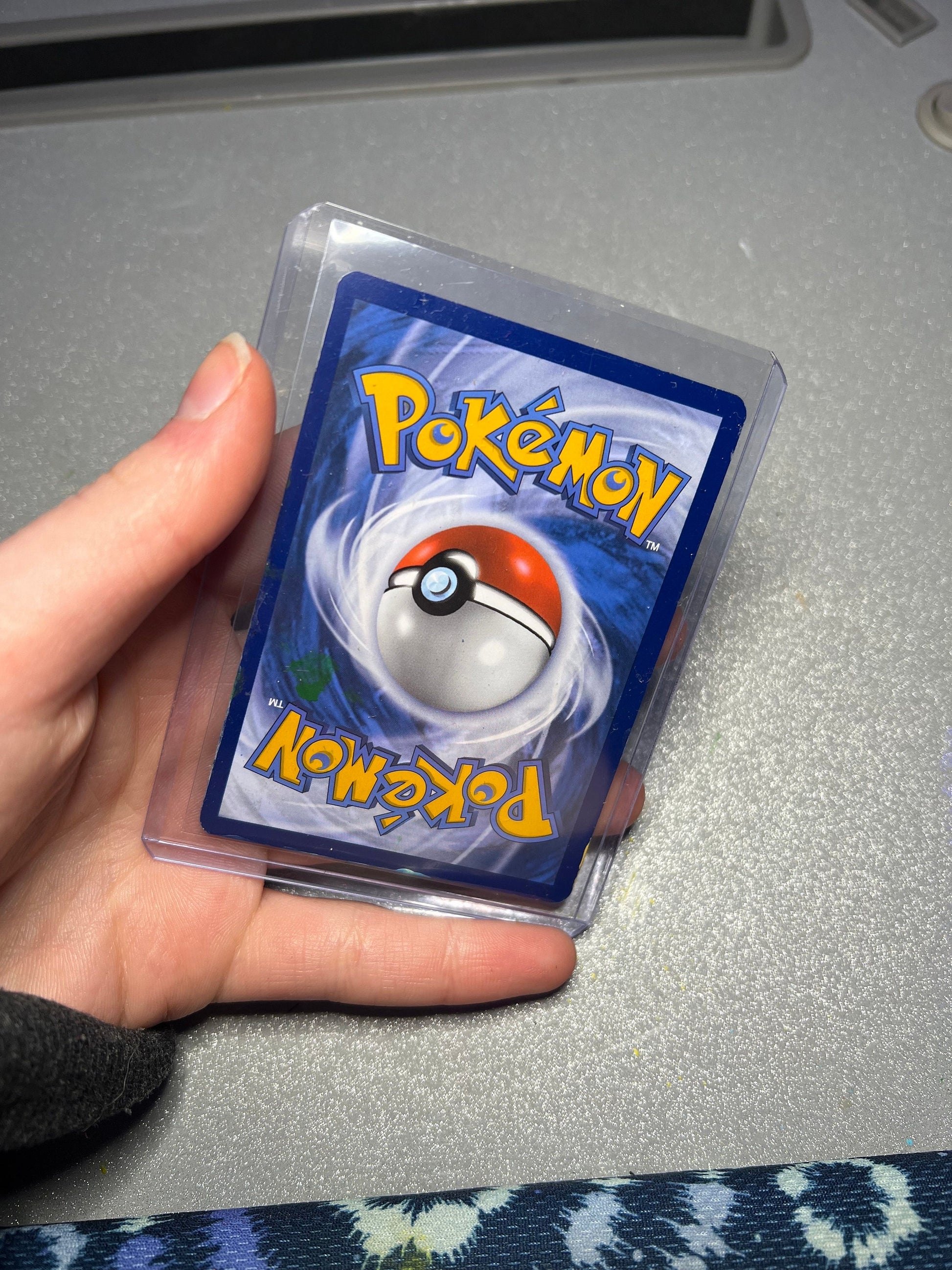 Dragonair and Dratini Custom Handpainted Collectible Gift Pokémon Card