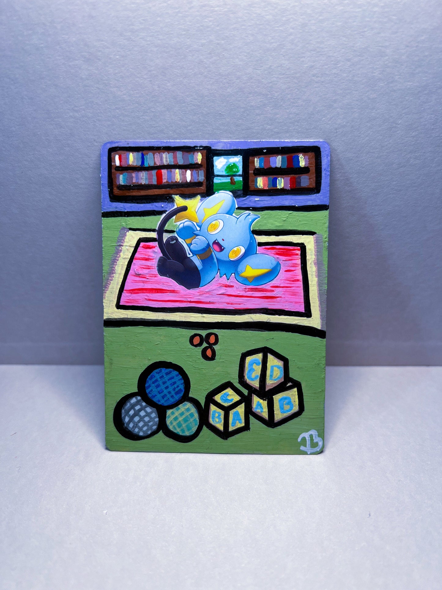 Shinx Custom Handpainted Collectible Gift Pokémon Card