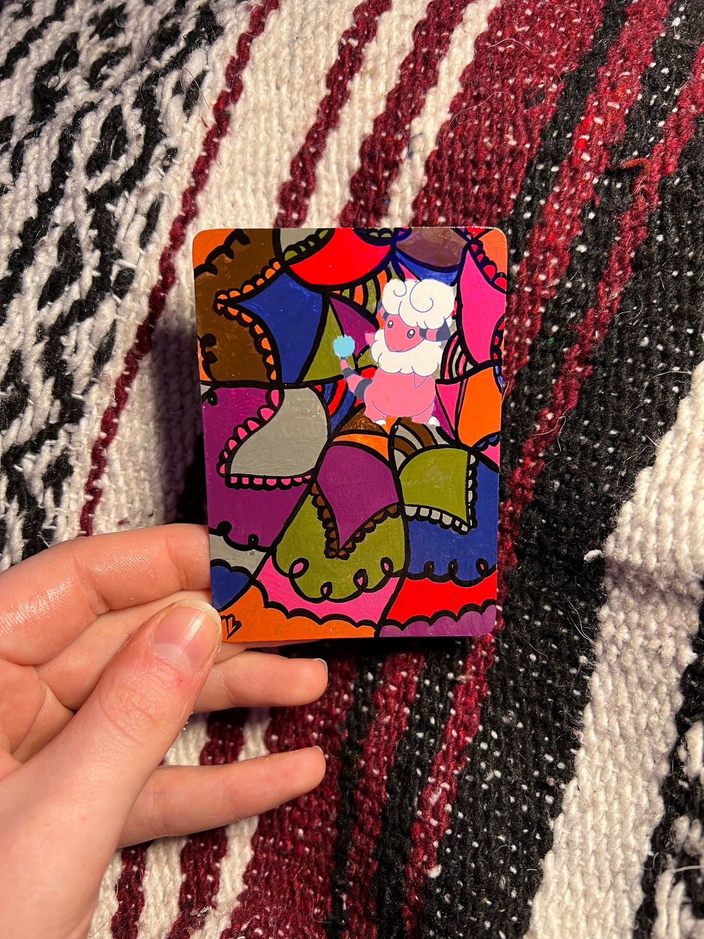 Flaffy Custom Handpainted Collectible Gift Pokémon Card