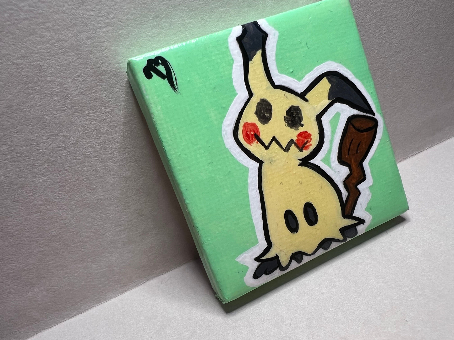 Mimikyu Pokemon Mini Collectible Gift Painting