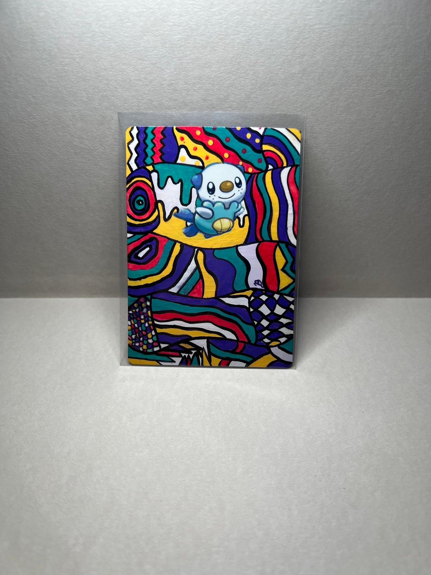 Oshowatt Custom Handpainted Collectible Gift Pokémon Card