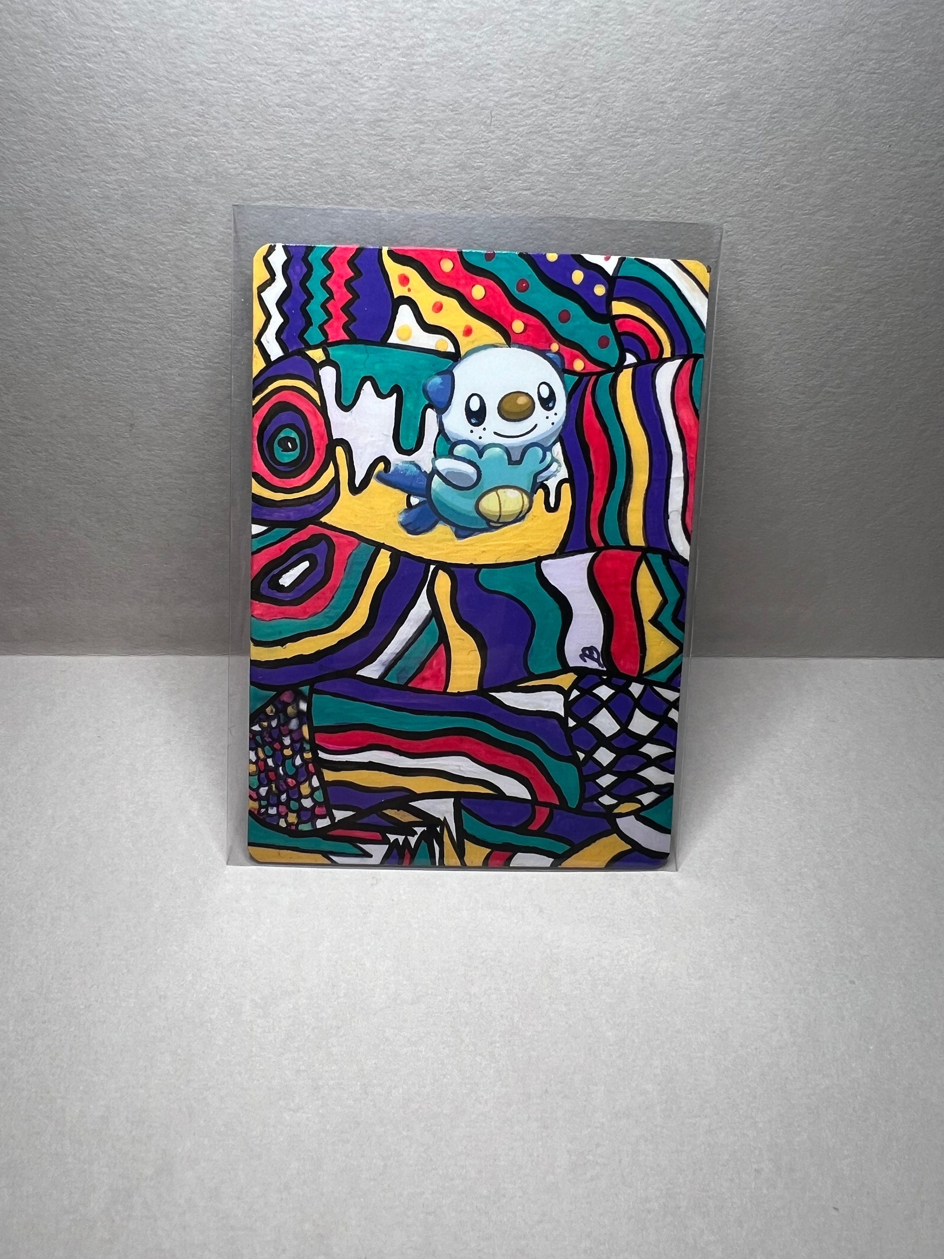Oshowatt Custom Handpainted Collectible Gift Pokémon Card