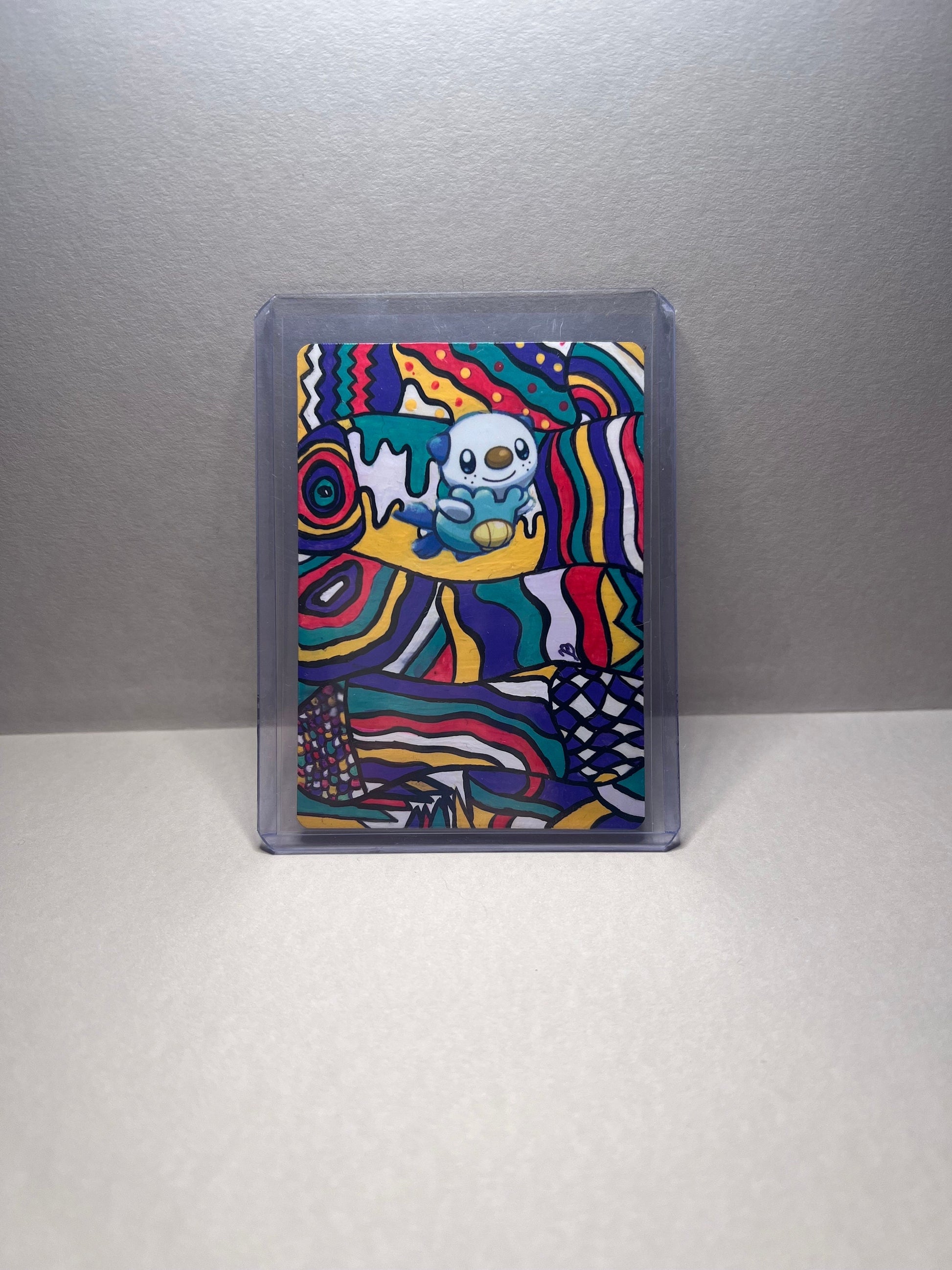 Oshowatt Custom Handpainted Collectible Gift Pokémon Card