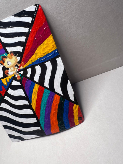 Meowth Custom Handpainted Collectible Gift Pokémon Card