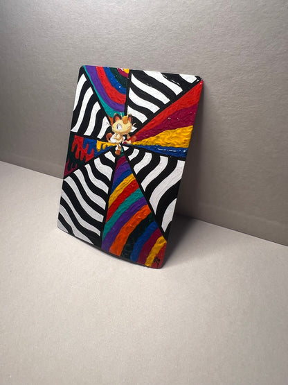 Meowth Custom Handpainted Collectible Gift Pokémon Card