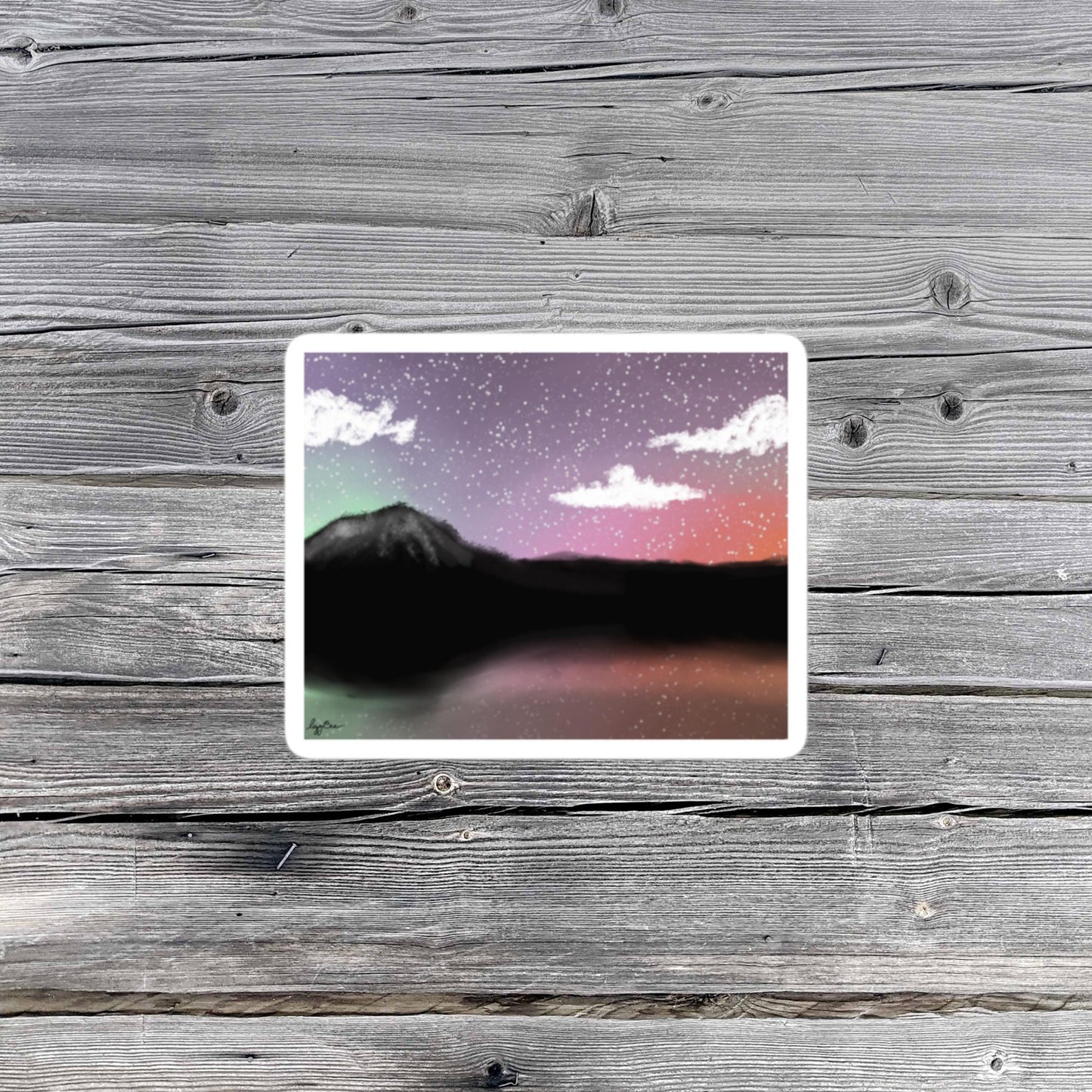 Kaleidoscope Nights Drawing Sticker