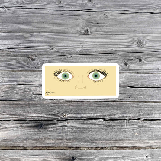 Entrez Dans L'oeil Drawing Sticker