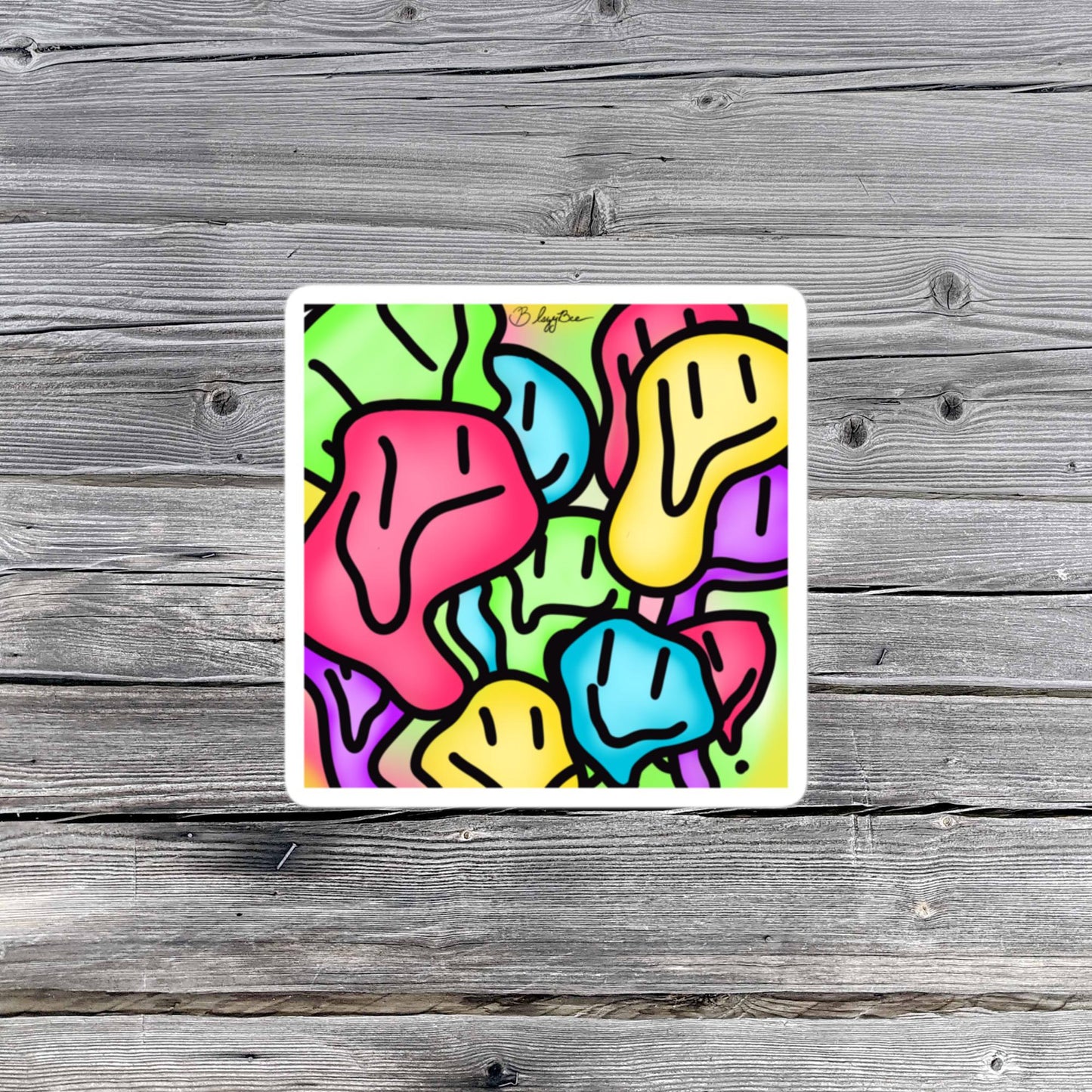 Smiles drawing stickers