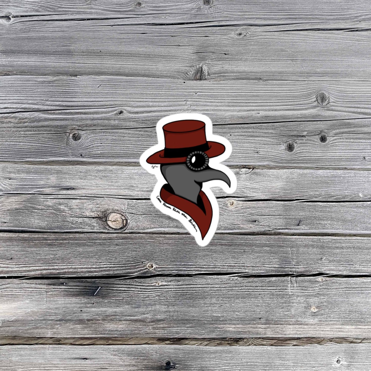 Bird Doctor Cartoon Drawing stickers